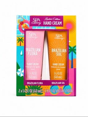 Spa Luxury Limited Edition Brazilian Hand Cream Gift Set | Brazilian Flora & Bra